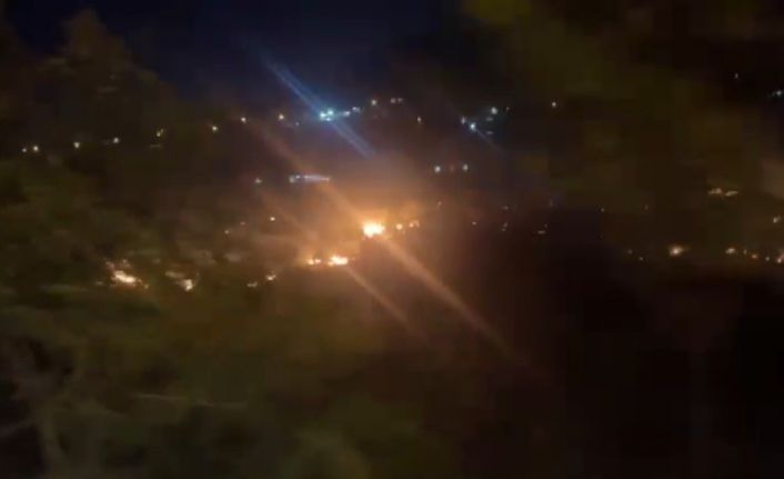 Kahramanmaraş’ta bahçe yangını