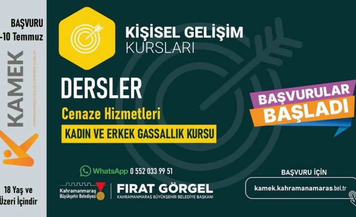 Kahramanmaraş’ta gassallık eğitimi başlıyor