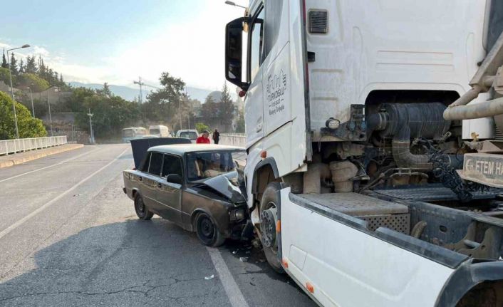 Kahramanmaraş’ta trafik kazası: 1 yaralı
