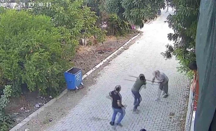 Kanlı miras kavgasında yeni görüntüler: Baba, oğullarını sopayla dövüp böyle ateş etti