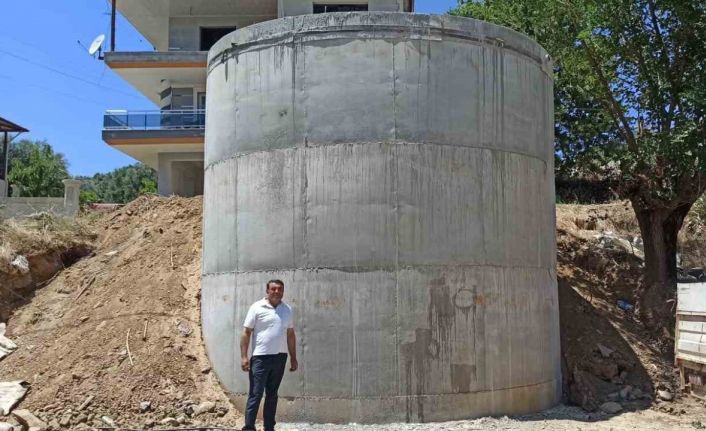 Karacaali Mahallesi’ne 105 tonluk yangın su deposu