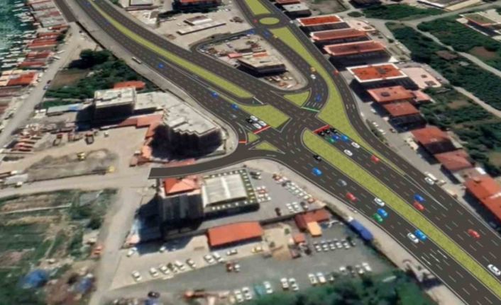 Karadeniz Sahil Yolu Yomra geçişinde trafik sorunu yeni nesil hemzemin kavşak ile çözülecek