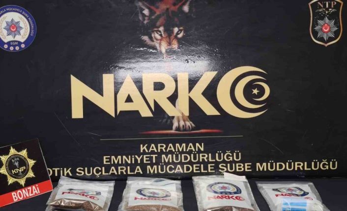 Karaman’da uyuşturucu ele geçirilirken, 10 kişi tutuklandı