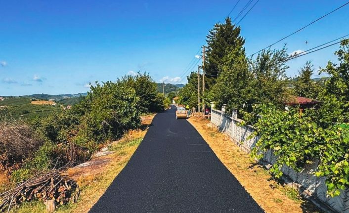 Karasu’da bir mahallenin ulaşım hattı daha yenilendi