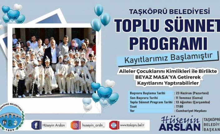 Kastamonu’da 75 çocuk erkekliğe ilk adımını atıyor