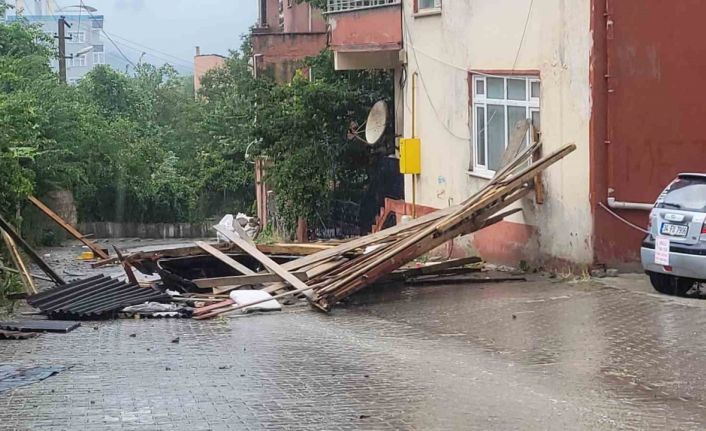 Kastamonu’da fırtına ve hortum etkili oldu