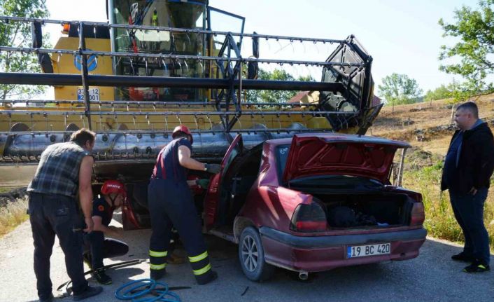 Kastamonu’da otomobil biçerdöverin altında kaldı: 1 ölü
