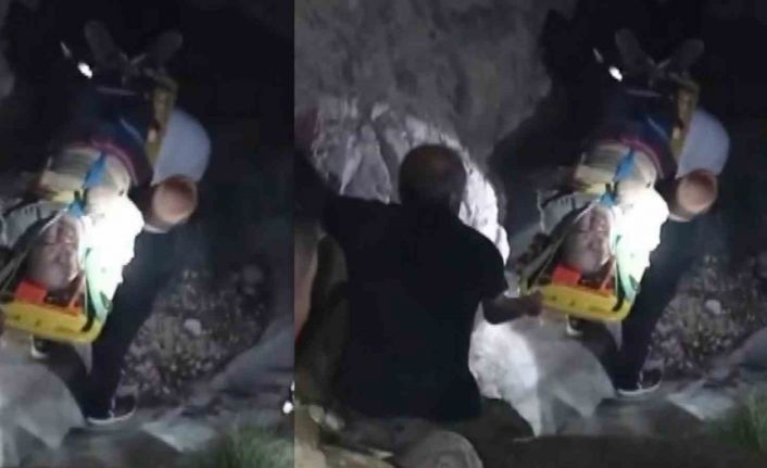 Kayalıklardan düşen 1 kişi hayatını kaybetti