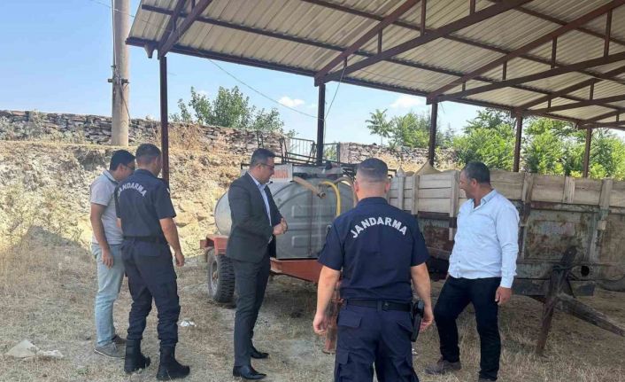 Kaymakam Dalak, orman yangınlarıyla mücadele kapsamında köylülerle buluşuyor