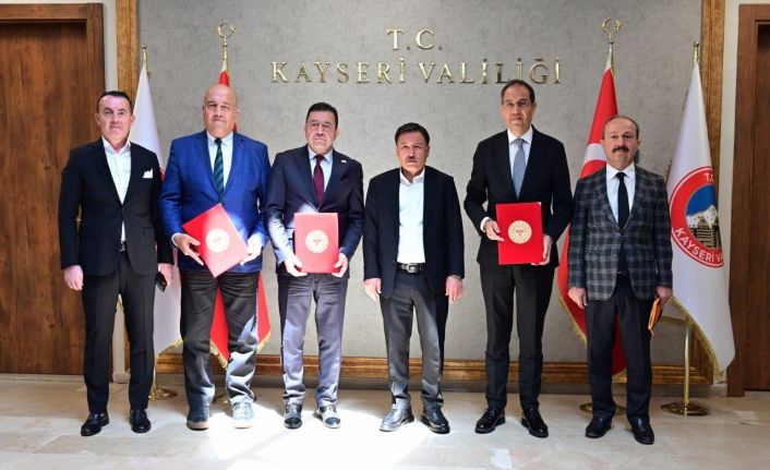 Kayseri OSB Sağlık Merkezi valilikte imzalanan protokolle Sağlık Müdürlüğü’ne tahsis edildi