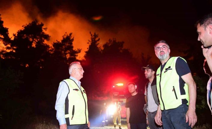 Kestel’de eşgüdüm, teknoloji ve dayanışmayla yangının önü kesildi
