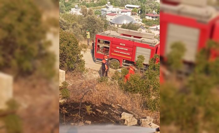Kilis İtfaiyesinden Hatay’daki yangın söndürme çalışmalarına destek