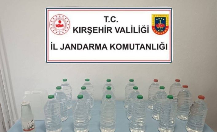 Kırşehir’de kaçak alkol operasyonu