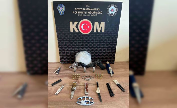 Kocaeli’de kaçak silah ve uyuşturucu operasyonu: 7 gözaltı