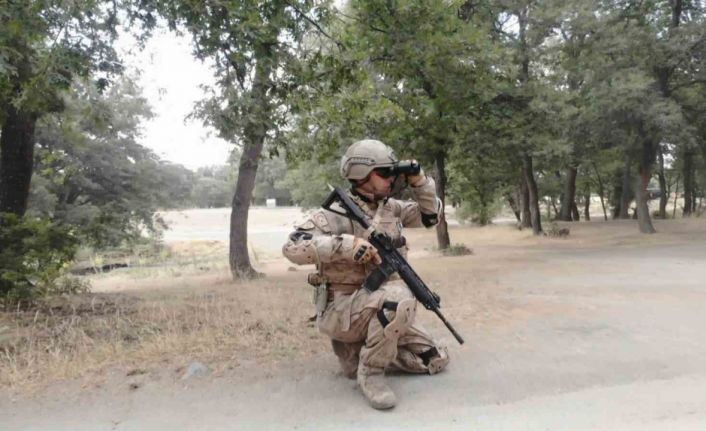Komandolar Hasan Dağı’nda yangına karşı teyakkuzda