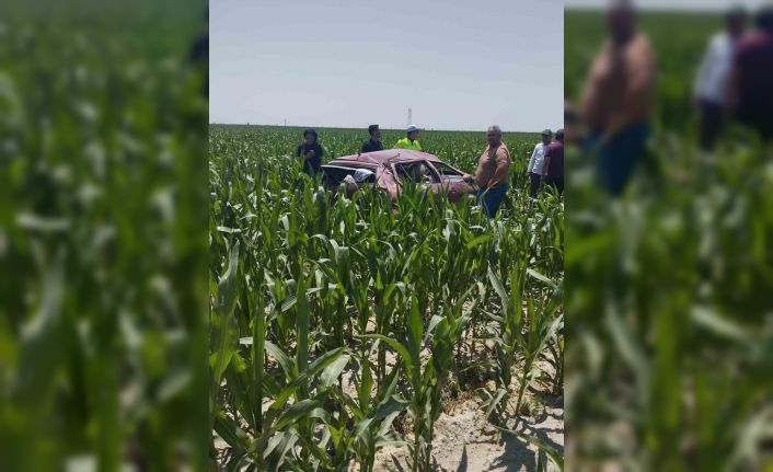 Kontrolden çıkan otomobil takla attı: 1 yaralı