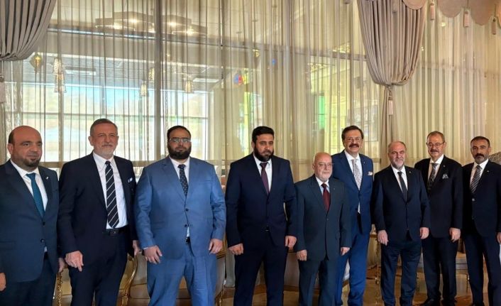 Konukoğlu ve Yıldırım, Suriye ekonomik iş birliği görüşmelerine katıldı