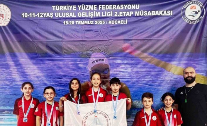 Körfez Gençlerbirliği yüzücülerinden 12 madalya