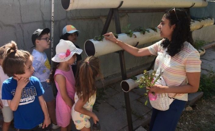 Kreş öğrencileri Anadolu Üniversitesi serasını ziyaret etti