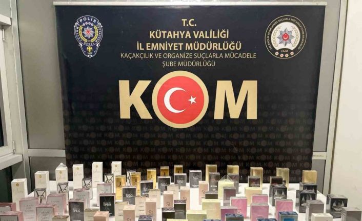 Kütahya’da kaçak parfüm operasyonu
