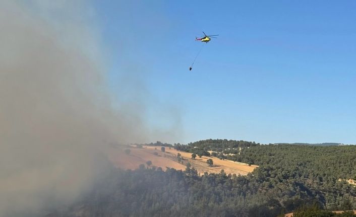 Kütahya’daki orman yangını kısmen kontrol altına alındı