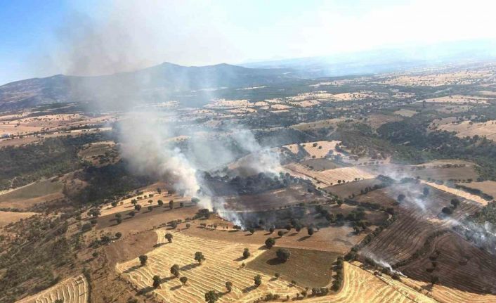 Kütahya’daki yangında 60 hektar ormanlık ve 50 hektarlık ziraat alanı zarar gördü