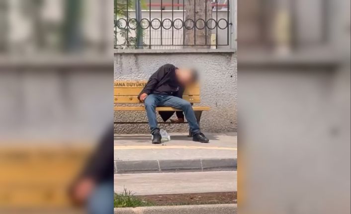 Madde bağımlısı kendinden geçti