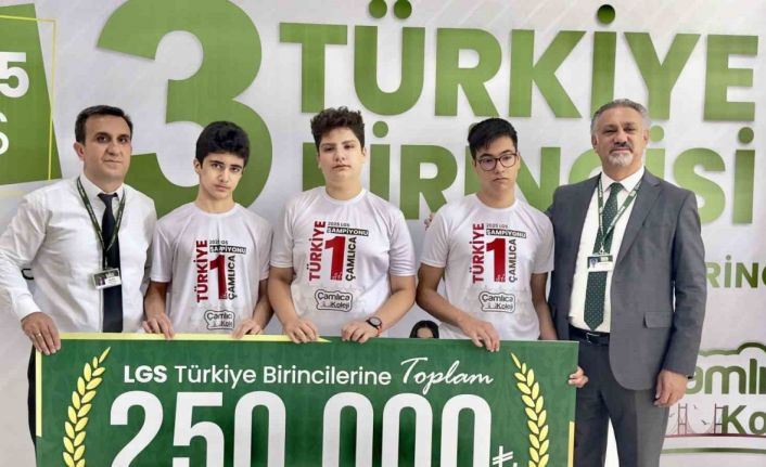 Malatya Çamlıca Koleji Türkiye birincilikleriyle gururlandırdı