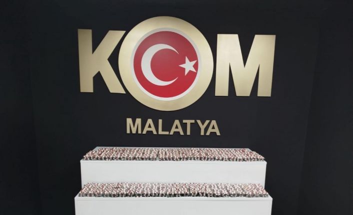 Malatya’da 8 binin üzerinde sentetik hap ele geçirildi