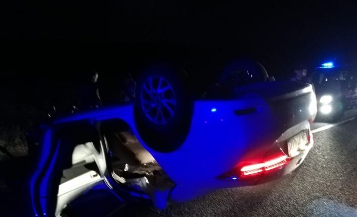 Malatya’da otomobil devrildi: 4 yaralı