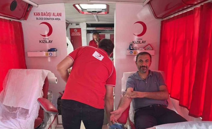 Malazgirt’te kan bağışı kampanyası düzenlendi