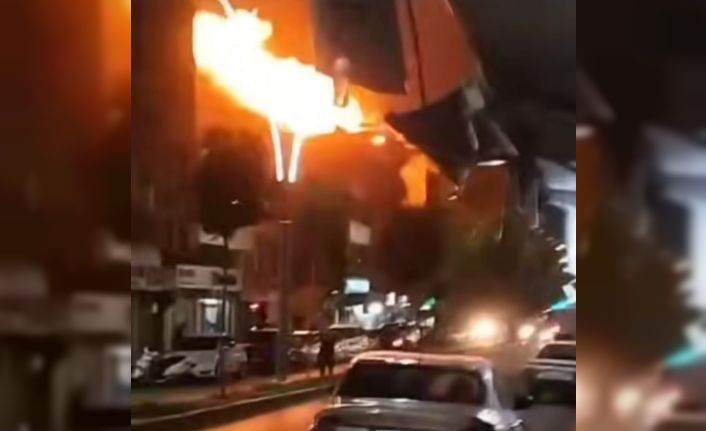 Mangal ateşi tüp patlamasına neden oldu