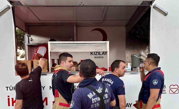 Manisa Türk Kızılay’dan orman yangınına destek