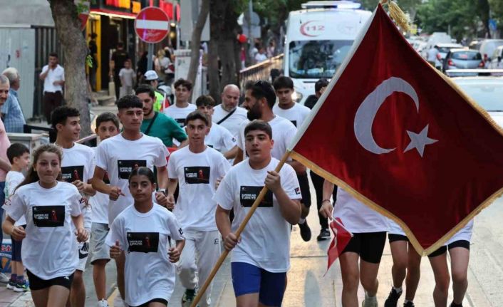 Manisa’da ‘15 Temmuz Sancak Koşusu’ yapıldı