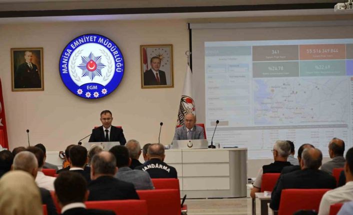 Manisa’da 2025 yılı kamu yatırımları değerlendirildi