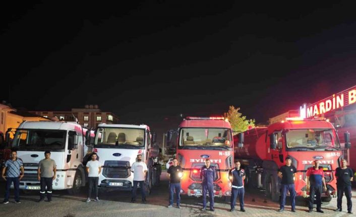 Mardin Büyükşehir Belediyesi’nden Kahramanmaraş’taki orman yangınına destek