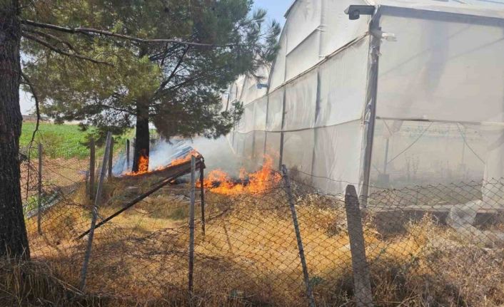 Mardin’de otluk alanda çıkan yangın söndürüldü