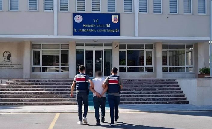 Mersin’de 29,5 yıl hapis cezası ile aranan şahıs jandarmadan kaçamadı
