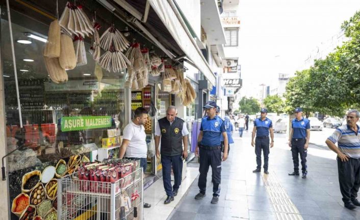 Mersin’de kaldırım ve yol işgaline geçit verilmiyor