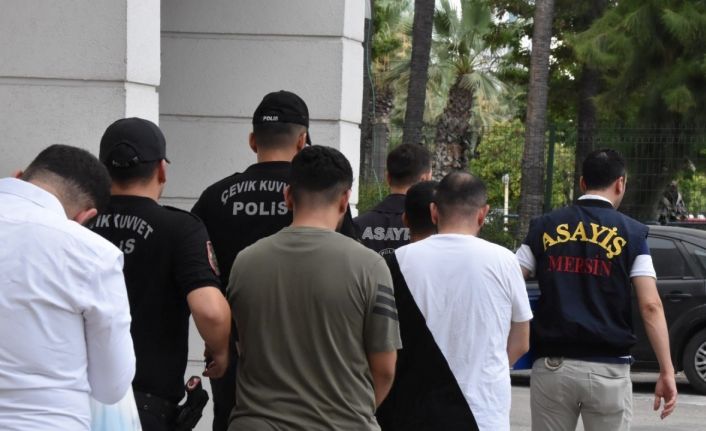 Mersin’de suç örgütüne şafak operasyonu: 18 gözaltı