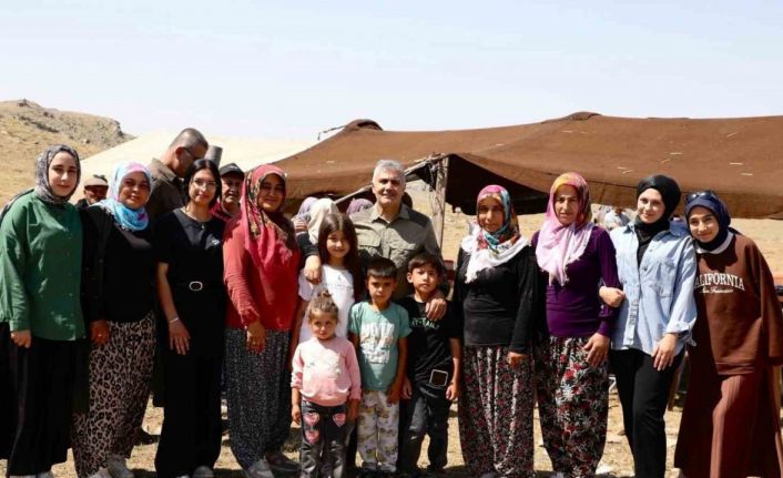 Minas Yaylası’nda gönüllere dokunan ziyaret