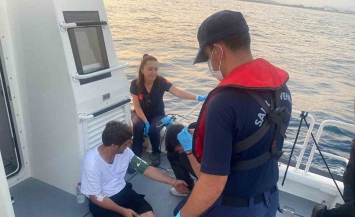 Motor yatta rahatsızlanan vatandaşa tıbbi tahliye