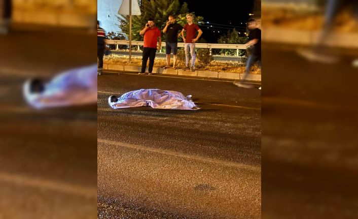 Motosikletten düşen adam hayatını kaybetti