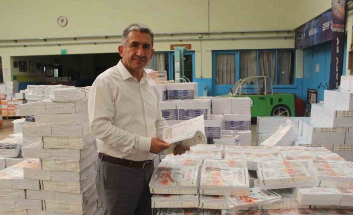 Muğla’da 262 bin 27 ücretsiz ders kitabı okullardaki yerlerini almak üzere yola çıktı