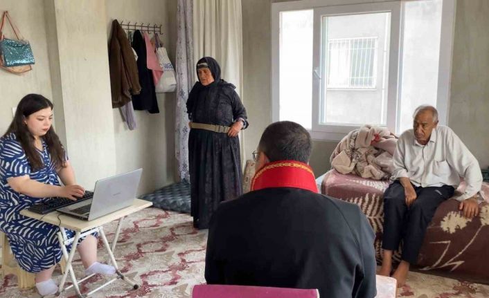 Müştekinin ifadesi için ’Evde Adalet Hizmeti’ uygulamasıyla evde mahkeme kuruldu