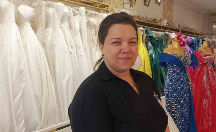 Ne arsa ne borsa, kullandığınız gelinlik ve abiyeleri kiraya verin...