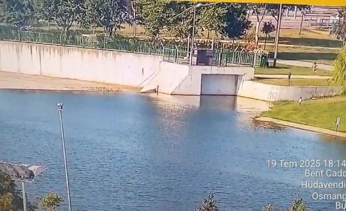 Nilüfer Çayına düşen 1,5 yaşındaki çocuğu böyle kurtardı