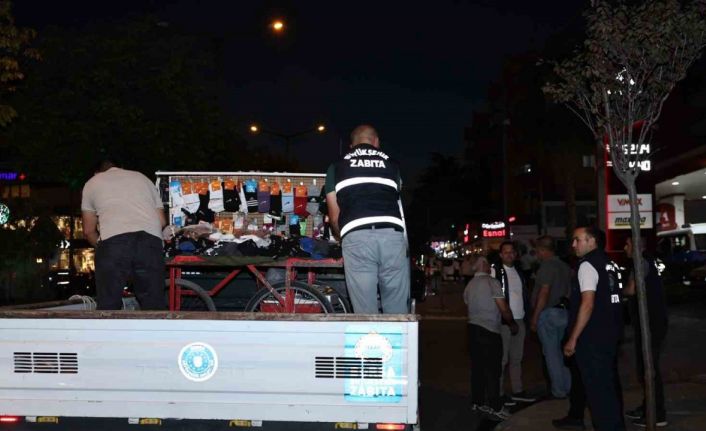 Nilüfer’de seyyar satıcı operasyonu