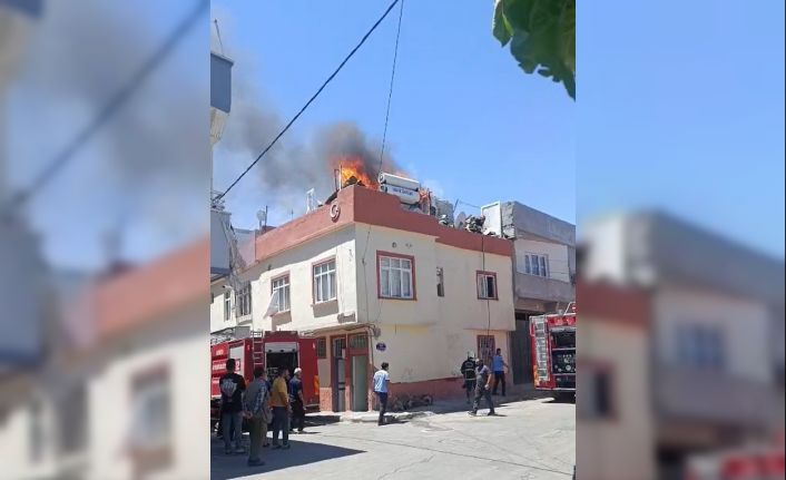 Nizip’te odunluk yangını paniğe neden oldu