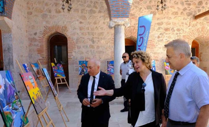 Öğrencilerin özgün çalışmaları Gökmedrese’de sergileniyor